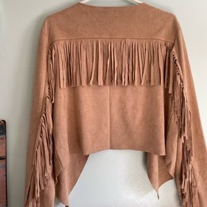Fringed blazer